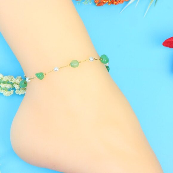 Elegant Handmade Anklet – Perfect for Women & Girls | Ideal Gift Option, DYC1598 - Picture 2 of 8